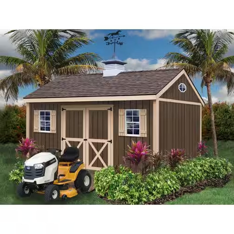 Brookfield 16 Ft. X 12 Ft. Wood Storage Shed Kit