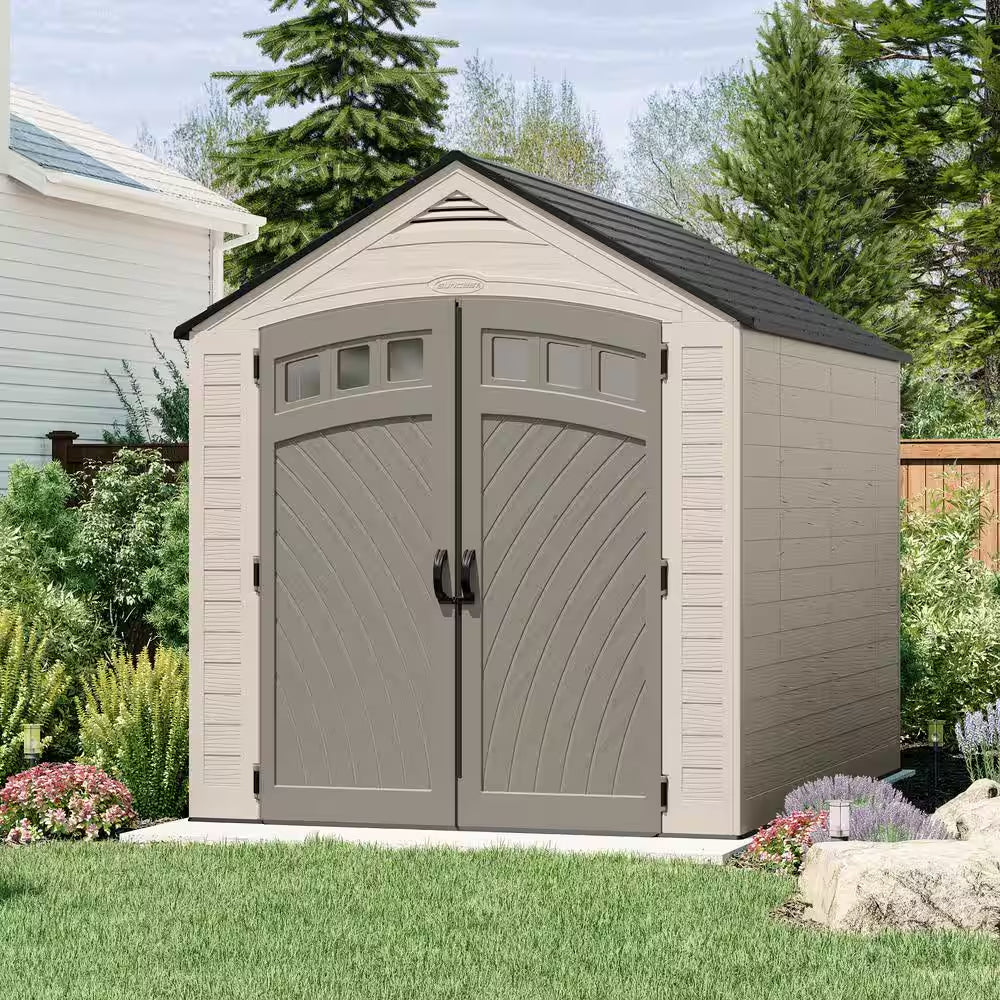 Vista 7 Ft. W X 7 Ft. D Plastic Shed (50 Sq. Ft.)