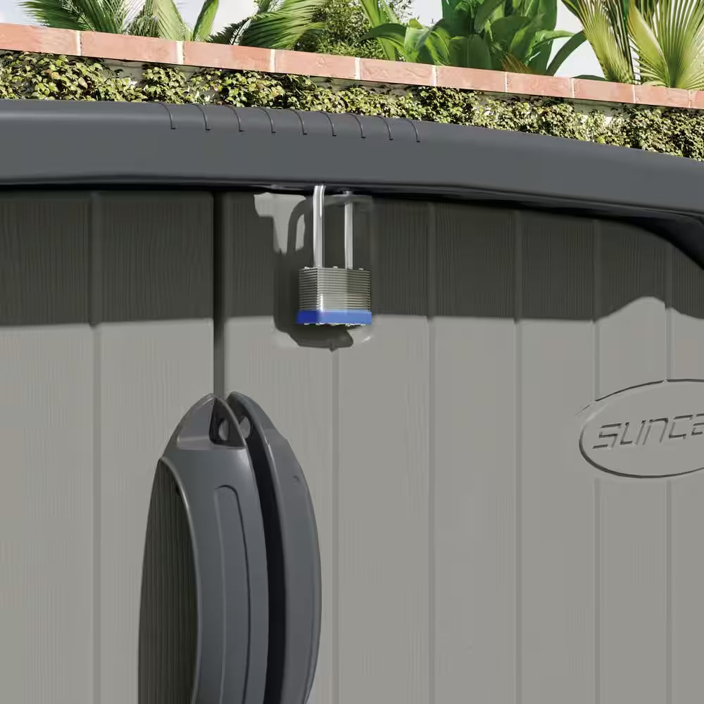 Glide Top 5 Ft. W X 7 Ft. D Plastic Shed (31.84 Sq. Ft.)