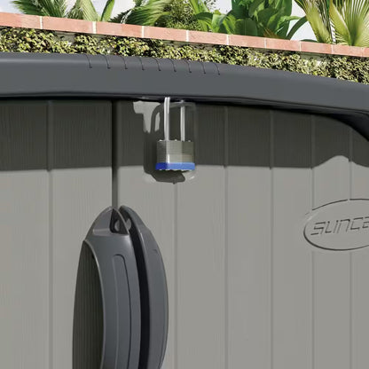 Glide Top 5 Ft. W X 7 Ft. D Plastic Shed (31.84 Sq. Ft.)