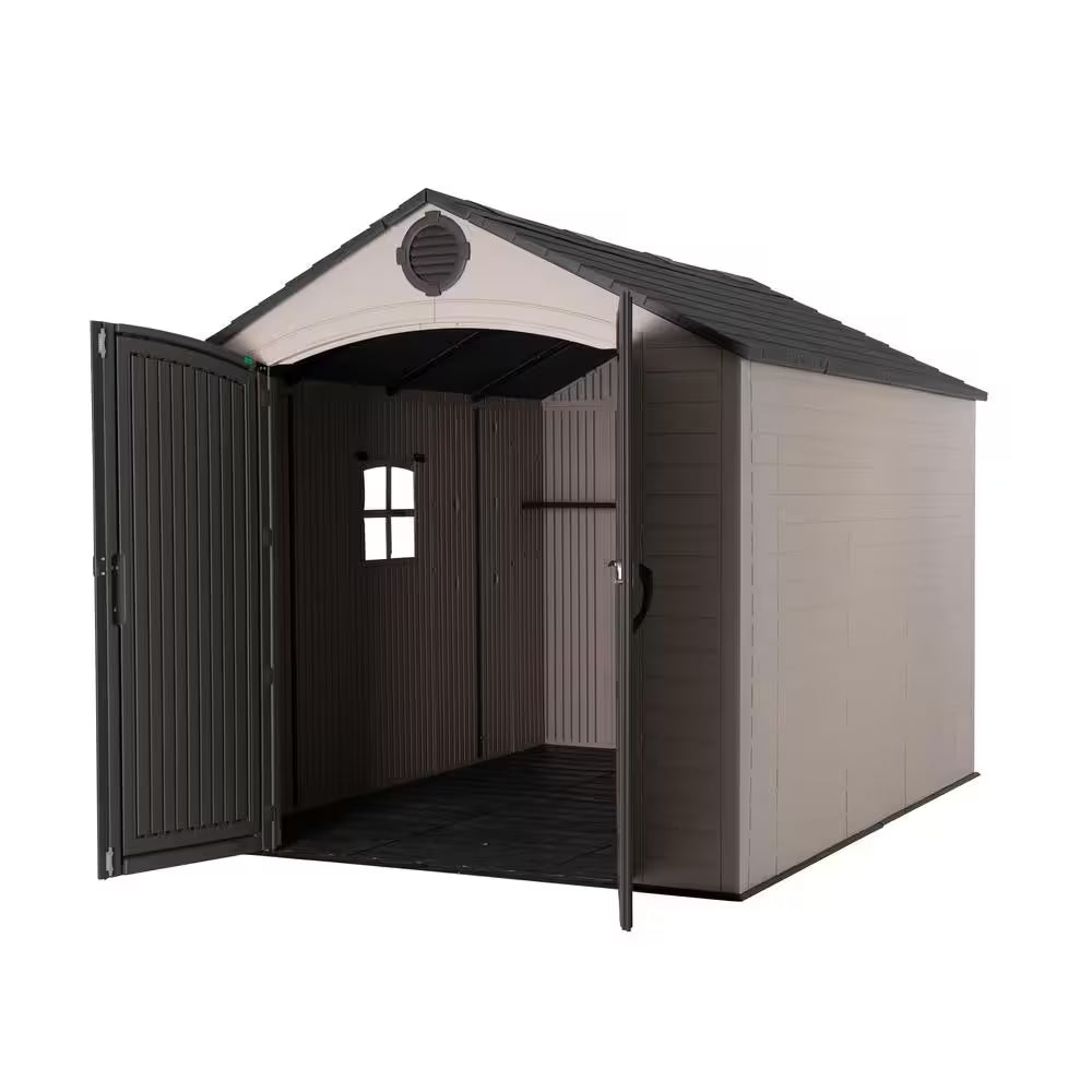 8 Ft. W X 10 Ft. D Resin Outdoor Storage Shed 71.7 Sq. Ft.