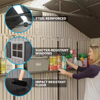 20 Ft. X 8 Ft. Resin Garden Building Shed