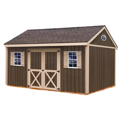Brookfield 16 Ft. X 12 Ft. Wood Storage Shed Kit