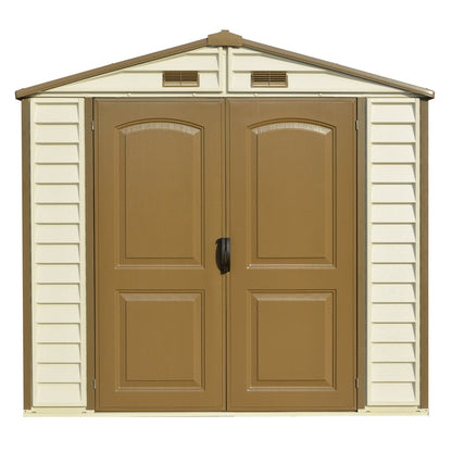 Duramax 4ft x 8ft Sidemate Vinyl Resin Outdoor Storage Shed