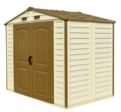 Duramax 4ft x 8ft Sidemate Vinyl Resin Outdoor Storage Shed