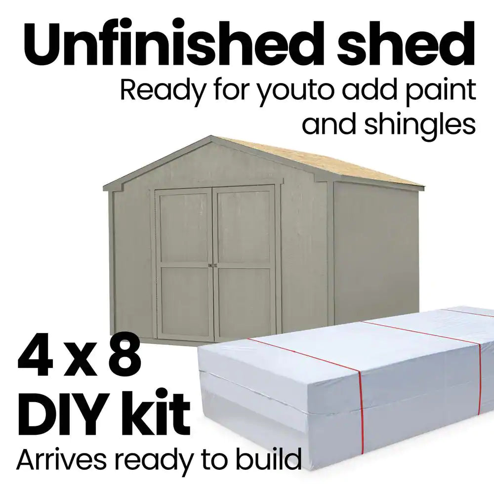 Princeton Do-It-Yourself 10 Ft. X 10 Ft. Outdoor Ranch Wood Storage Shed with Smartside Siding (100 Sq. Ft.)