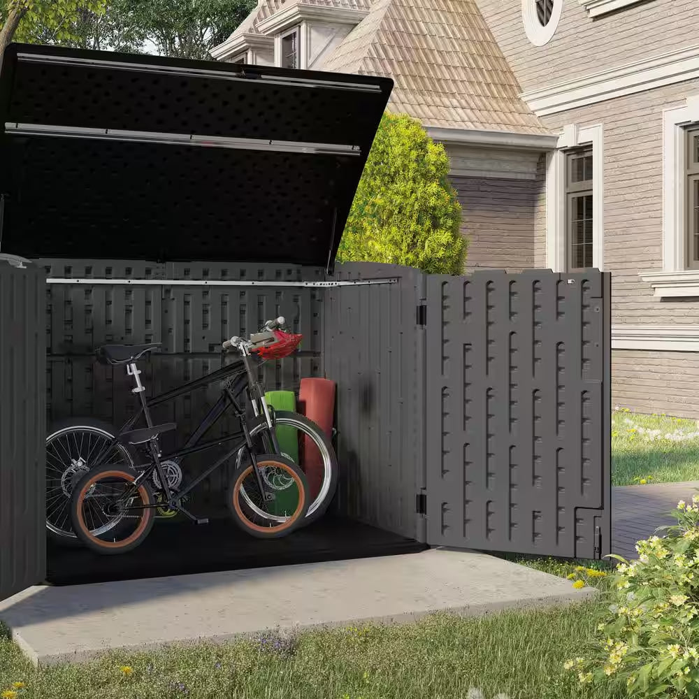 The Stow-Away 4 Ft. X 6 Ft. Horizontal Plastic Storage Shed (20.13 Sq. Ft.)