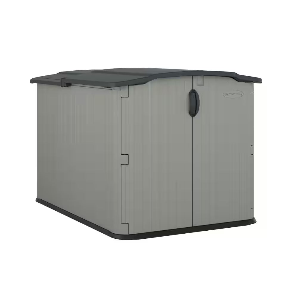Glide Top 5 Ft. W X 7 Ft. D Plastic Shed (31.84 Sq. Ft.)