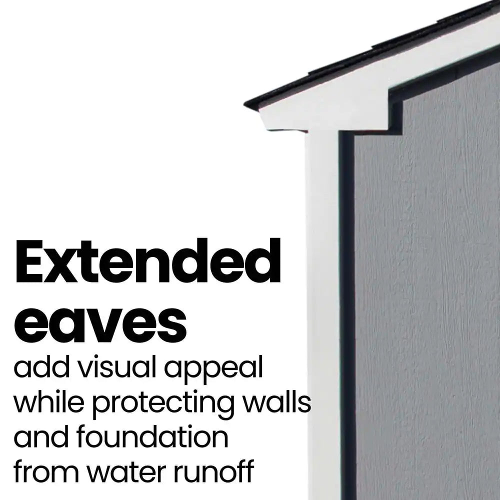 Princeton Do-It-Yourself 10 Ft. X 10 Ft. Outdoor Ranch Wood Storage Shed with Smartside Siding (100 Sq. Ft.)