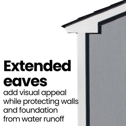 Princeton Do-It-Yourself 10 Ft. X 10 Ft. Outdoor Ranch Wood Storage Shed with Smartside Siding (100 Sq. Ft.)