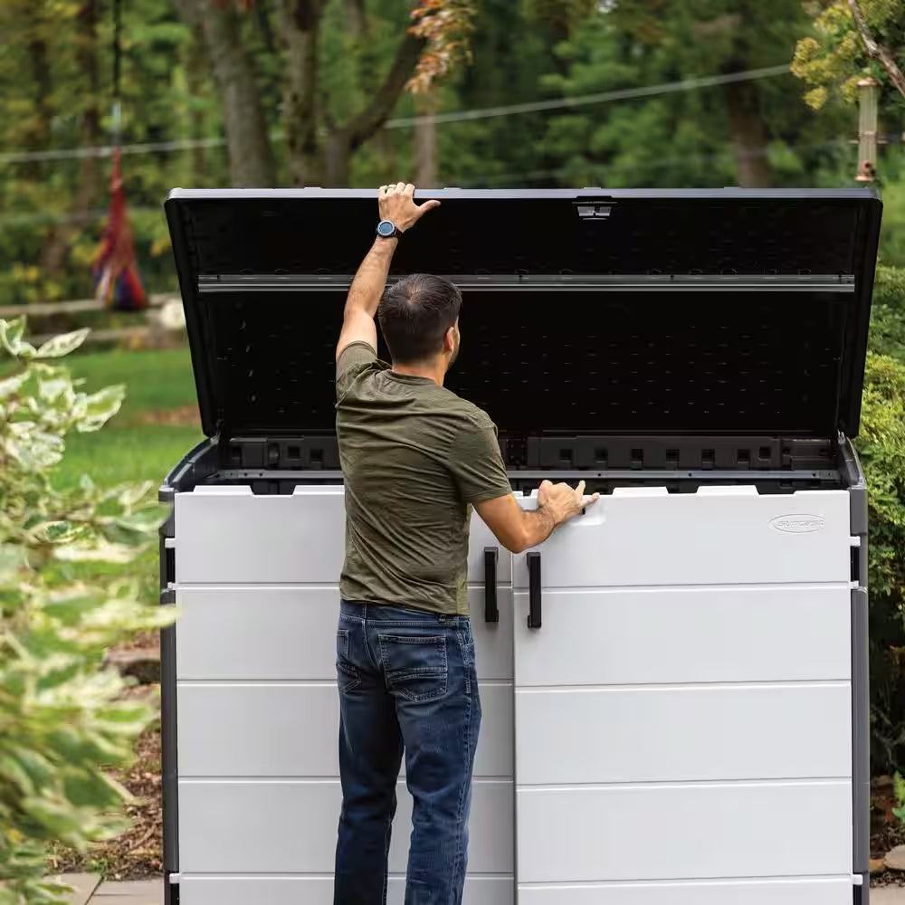 The Stow-Away Horizontal Plastic Storage Shed