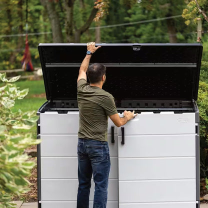The Stow-Away Horizontal Plastic Storage Shed