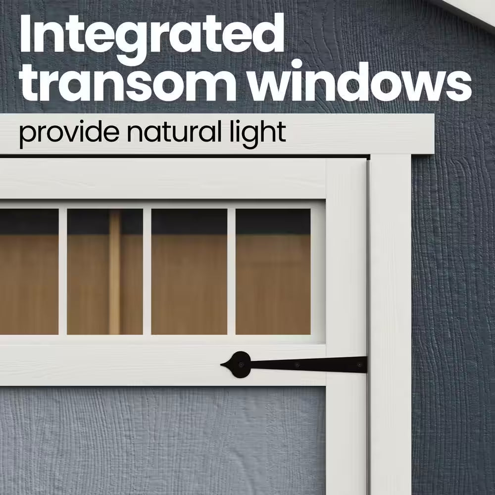 Professionally Installed Kennesaw 10 Ft. W X 12 Ft. D Outdoor Wood Storage Shed -Driftwood Gray Shingles (120 Sq. Ft.)