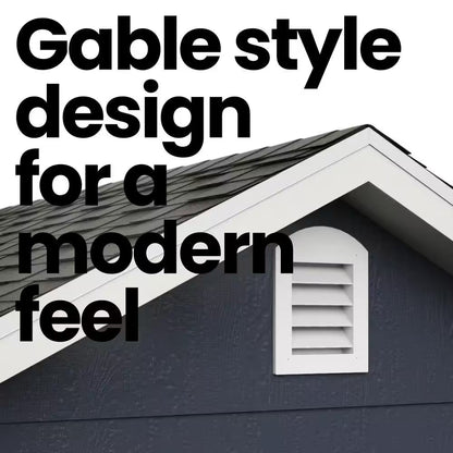 Professionally Installed Scarsdale 12 Ft. X 16 Ft. Designer Outdoor Wood Shed with 2 Windows-Black Shingle (192 Sq. Ft.)