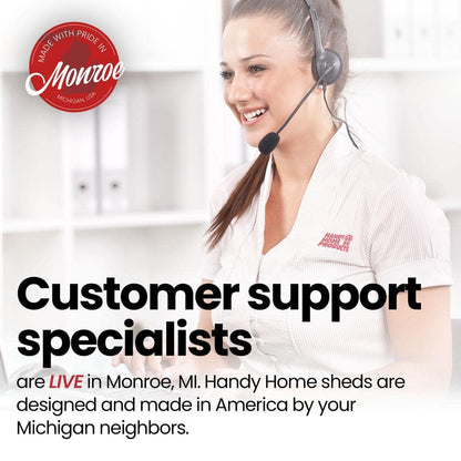 Princeton Do-It-Yourself 10 Ft. X 10 Ft. Outdoor Ranch Wood Storage Shed with Smartside Siding (100 Sq. Ft.)