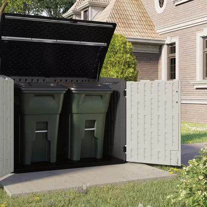 The Stow-Away Horizontal Plastic Storage Shed