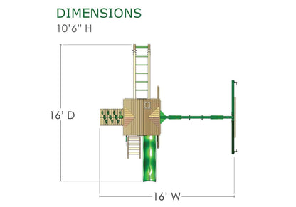 Limited Supply Five Star II Swing Set