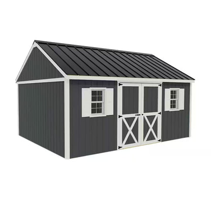 Brookfield 16 Ft. X 12 Ft. Wood Storage Shed Kit