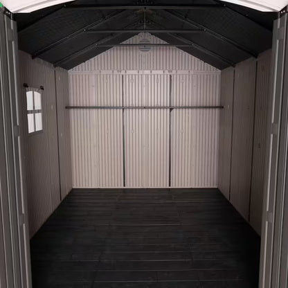 8 Ft. W X 10 Ft. D Resin Outdoor Storage Shed 71.7 Sq. Ft.