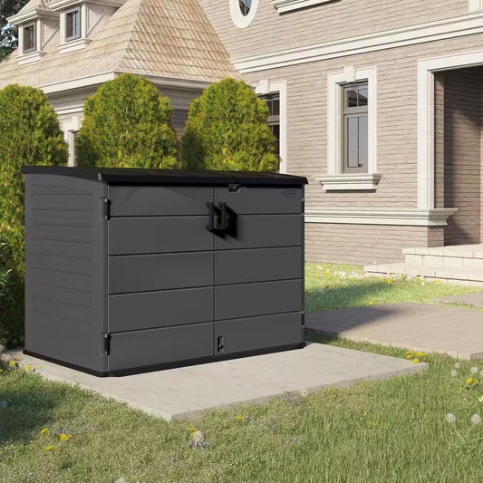 The Stow-Away 4 Ft. X 6 Ft. Horizontal Plastic Storage Shed (20.13 Sq. Ft.)