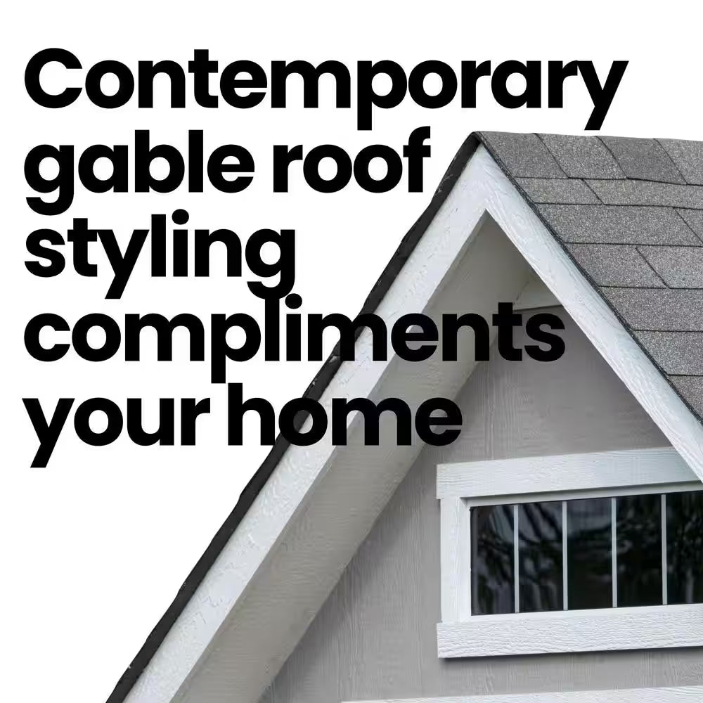 Do-It Yourself Tribeca 10 Ft. W X 12 Ft. D Outdoor Wood Shed with Floor (120 Sq. Ft.)