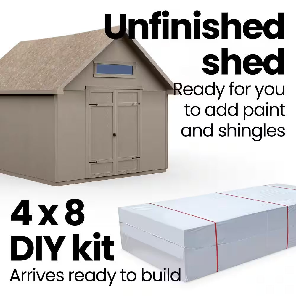 Do-It Yourself Tribeca 10 Ft. W X 12 Ft. D Outdoor Wood Shed with Floor (120 Sq. Ft.)