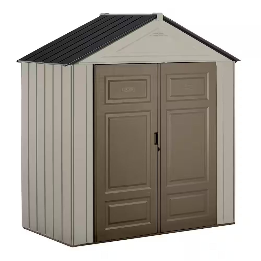 Big Maximum Junior, 3 Ft. 5 In. X 7 Ft. W X 8 Ft. D Plastic Storage Shed, 147 Sq. Ft.