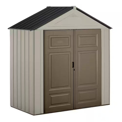Big Maximum Junior, 3 Ft. 5 In. X 7 Ft. W X 8 Ft. D Plastic Storage Shed, 147 Sq. Ft.