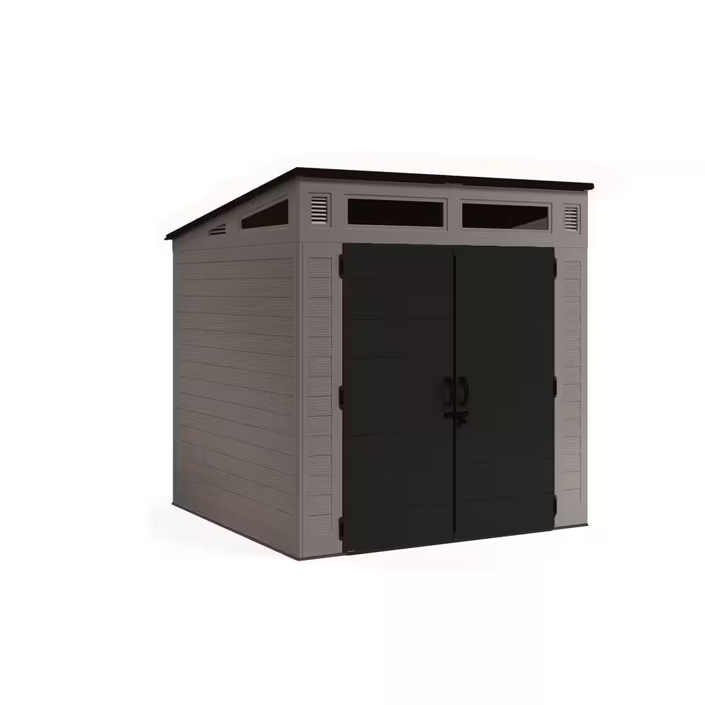 Modernist 7 Ft. W X 7 Ft. D Plastic Shed (52 Sq. Ft.)