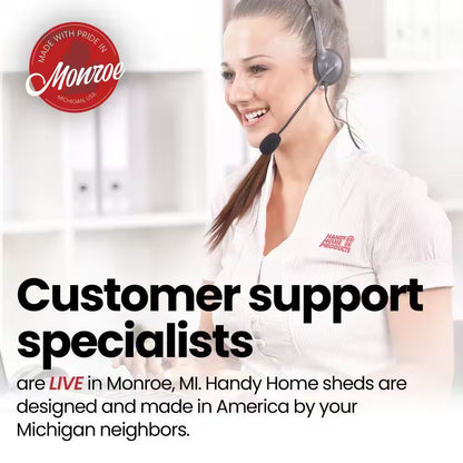 Do-It Yourself Olympia 10 Ft. X 7.5 Ft. Modern Lean-To Multi-Purpose Outdoor Wood Shed with Transom Windows (75 Sq. Ft.)