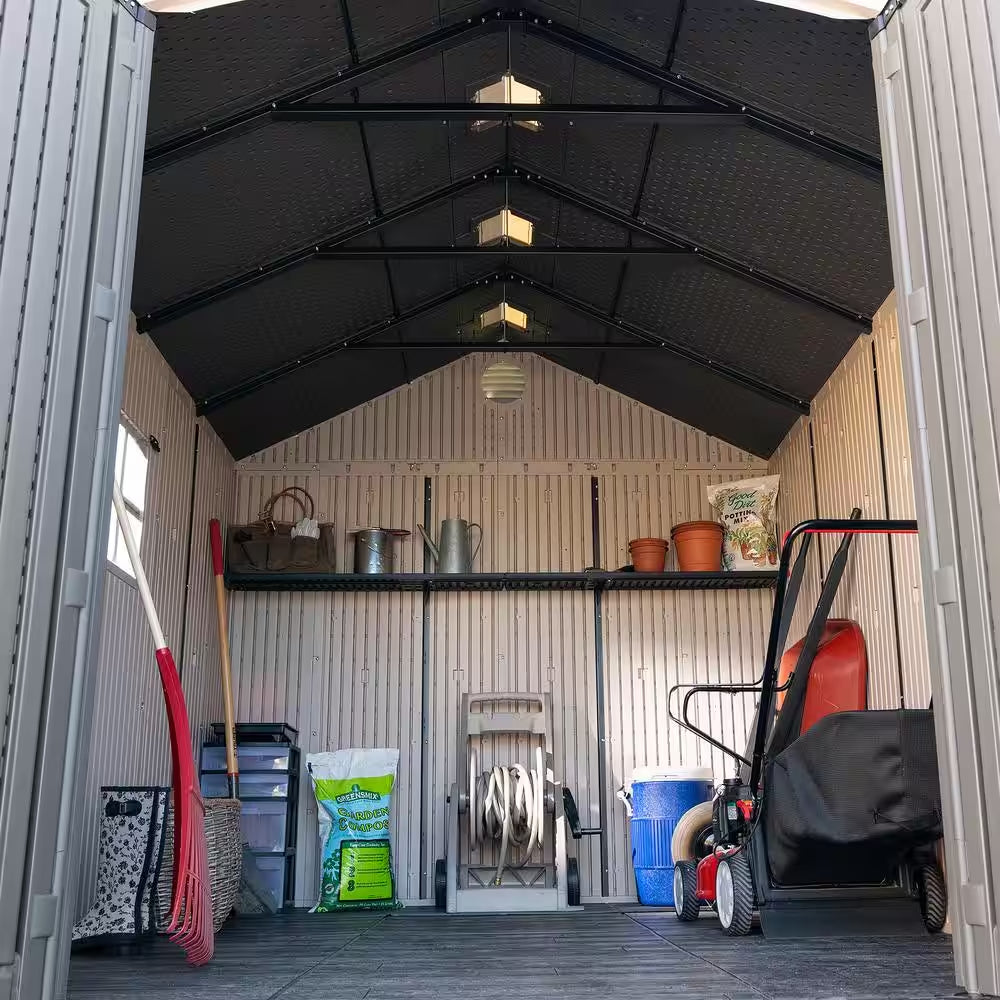 8 Ft. W X 10 Ft. D Resin Outdoor Storage Shed 71.7 Sq. Ft.