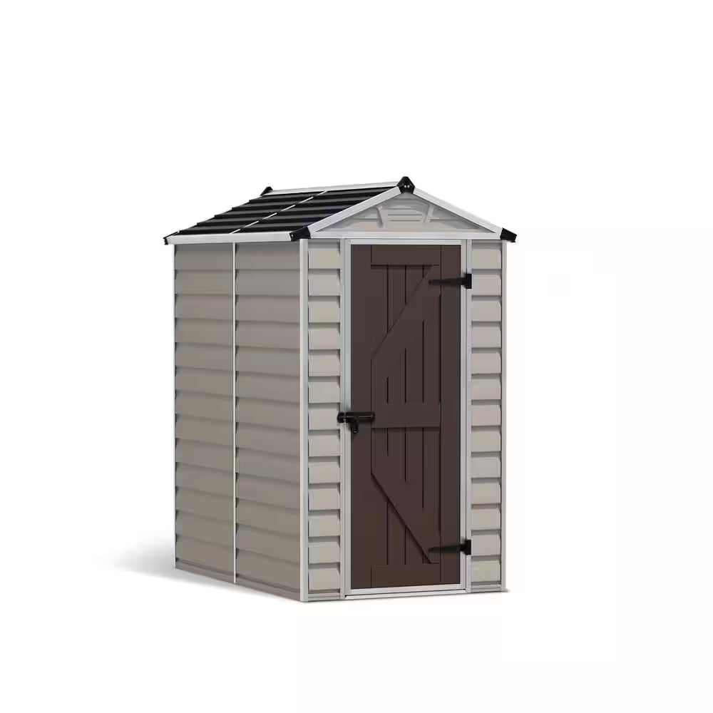 Skylight 6 Ft. X 5 Ft. Tan Garden Outdoor Storage Shed
