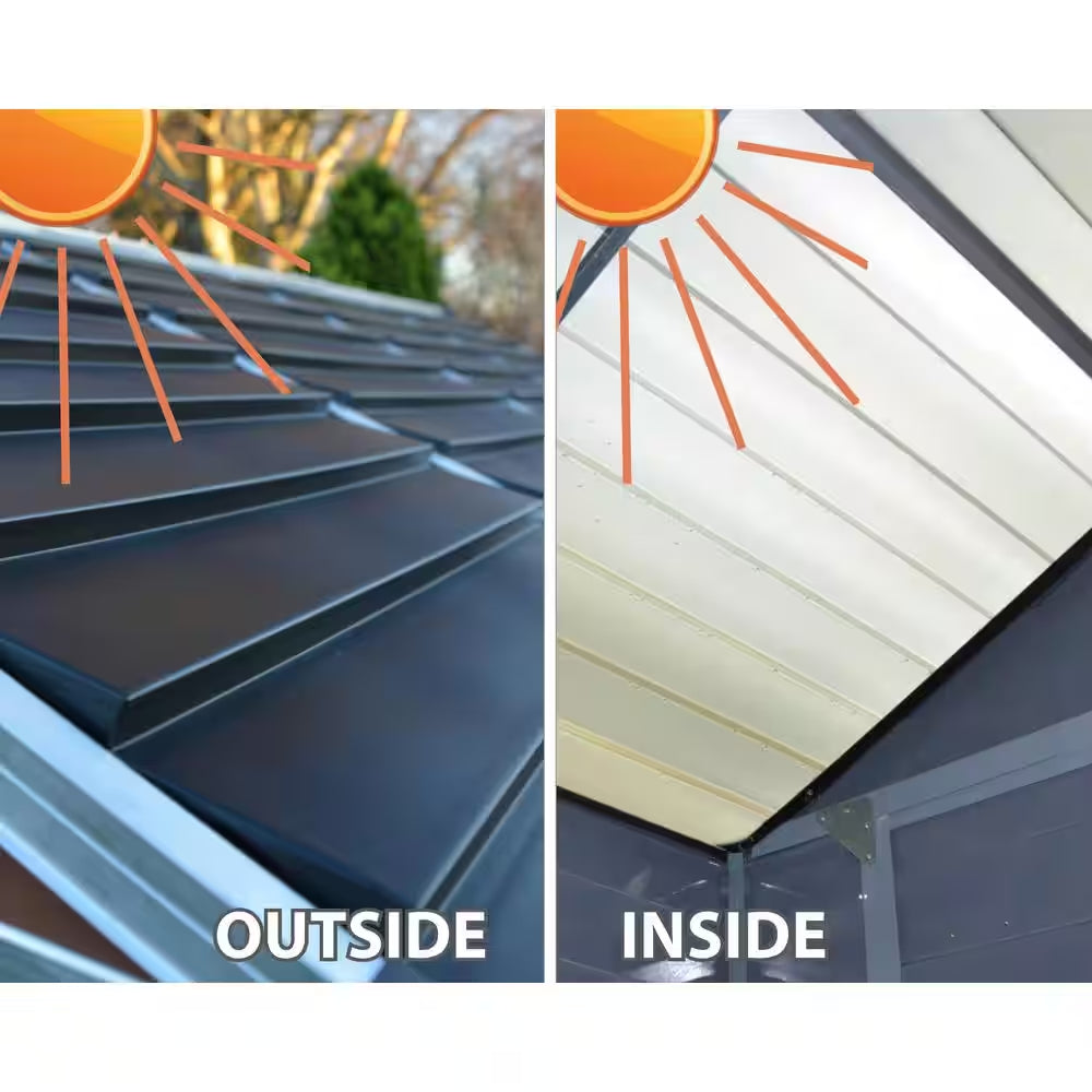 Skylight 6 Ft. X 5 Ft. Tan Garden Outdoor Storage Shed