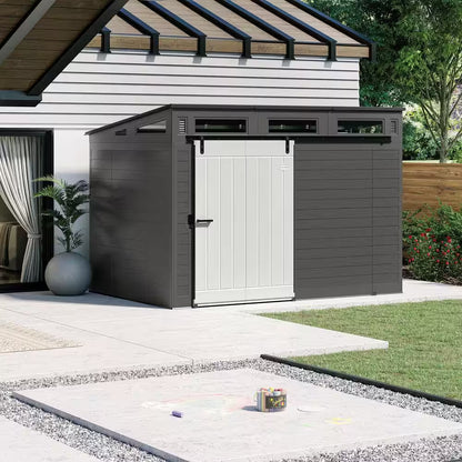 Modernist 7 Ft. W X 7 Ft. D Plastic Shed (52 Sq. Ft.)
