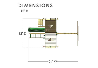 Sun Palace Swing Set